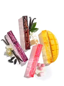 Juwrae Women's Luxury Roll-On Perfume Oil Collection - 4 x 7ml Travel-Size, Long-Lasting Fragrances (Vanilura, Vanilla Cane, Candy Wave, Mango Vibe)