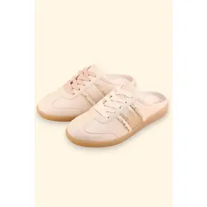 Oliver Lace Detailed Low-Top Slip On Mule Sneaker