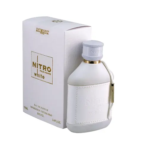 Men's Dumont Nitro White Eau De Parfum, 3.4 Oz Spray - Woody Scent with Bergamot Lavender, Fresh Cedarwood, Warm Sandalwood & Vanilla-Amber Warmth Feels Refined