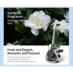 [Hot Item] Music Note Shaped Car Air Freshener Vent Essential Oil Fragrance Long-lasting Natural Scent Car Decoration Ornament