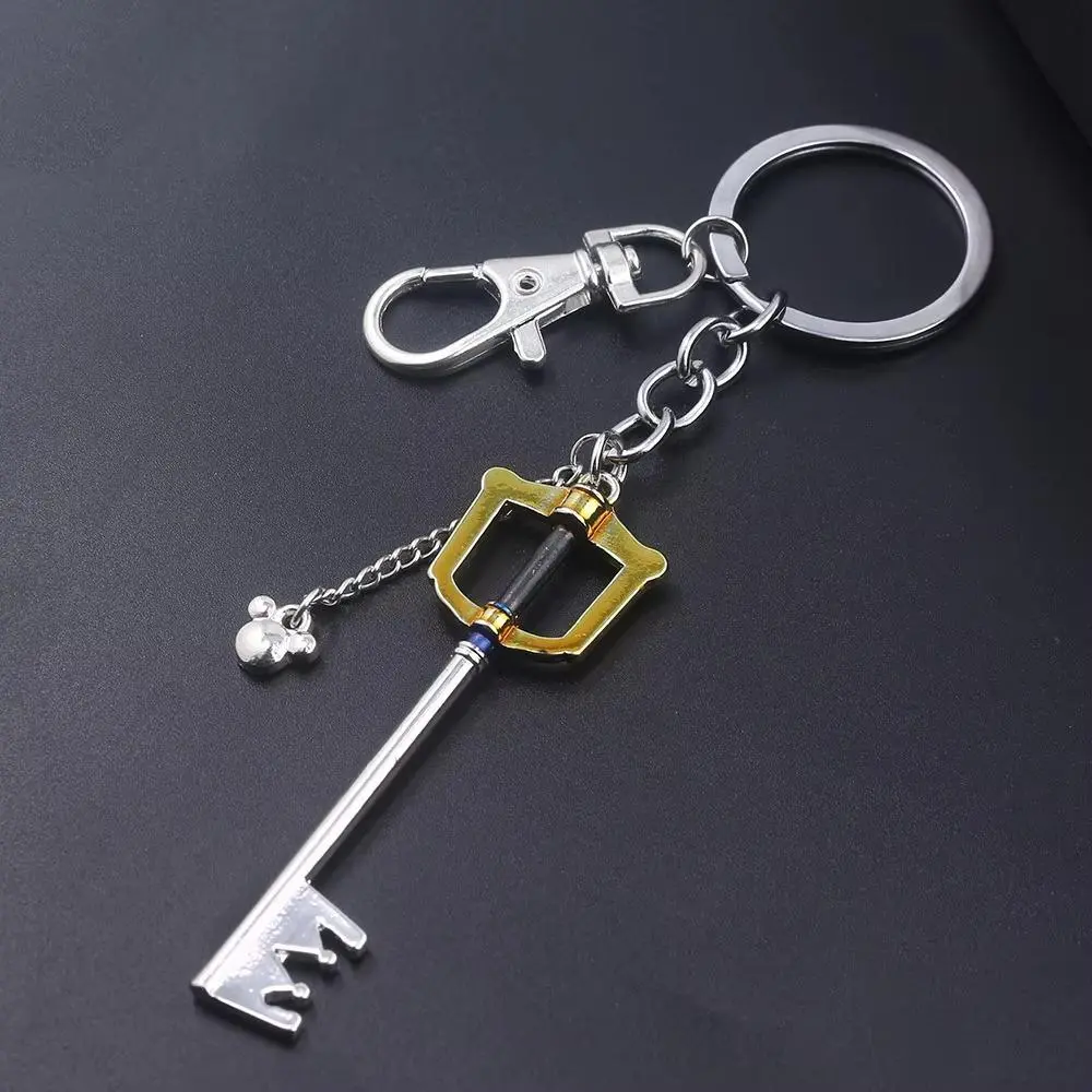 2026 Gift Game Kingdom Heart Key Keyblade Keychains Paopu Fruit Weapon Pendants Keyring Necklace For Men Car Love
