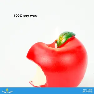 Apple Shaped Candle -2026 Spring Decor, Easter Gifts, Cute Room Decor, Birthday Gifts, Anniversary Gifts, Gifts for Boyfriend, Gifts for Friends, Room Decor, Shaped Candles, Scented Candles, Candles, Desk Decor