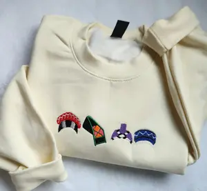 Embroidered Hmong Hats Sweater