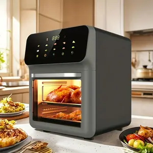 New US-market air fryer that doesn’t require flipping—a large-capacity, multifunctional home electric air fryer for fries and chicken wings; an all-in-one, oil-free, low-fat air fryer; smart air fryer suitable for making French fries and chicken wings; id