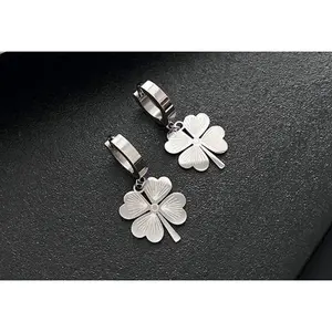 Lucky Clover Drop Earrings
