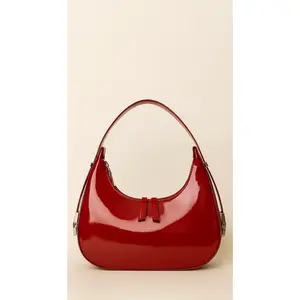 Mila Hobo Handbag - Burgundy