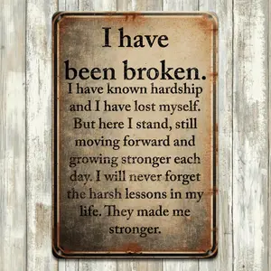 Vintage metal painting art signage, fun signage, suitable for outdoor courtyard bar family beer shed - waterproof and weatherproof decoration, perfect for universities, bathrooms, caves, bars, cafes, garages, farmhouses, man holes