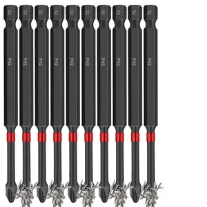 K7 Impact Driver Bit Set, Replaceable Screwdriver Bits, Durable High Torque Bits for DIY and Professional Use, Essential Tools for Applications