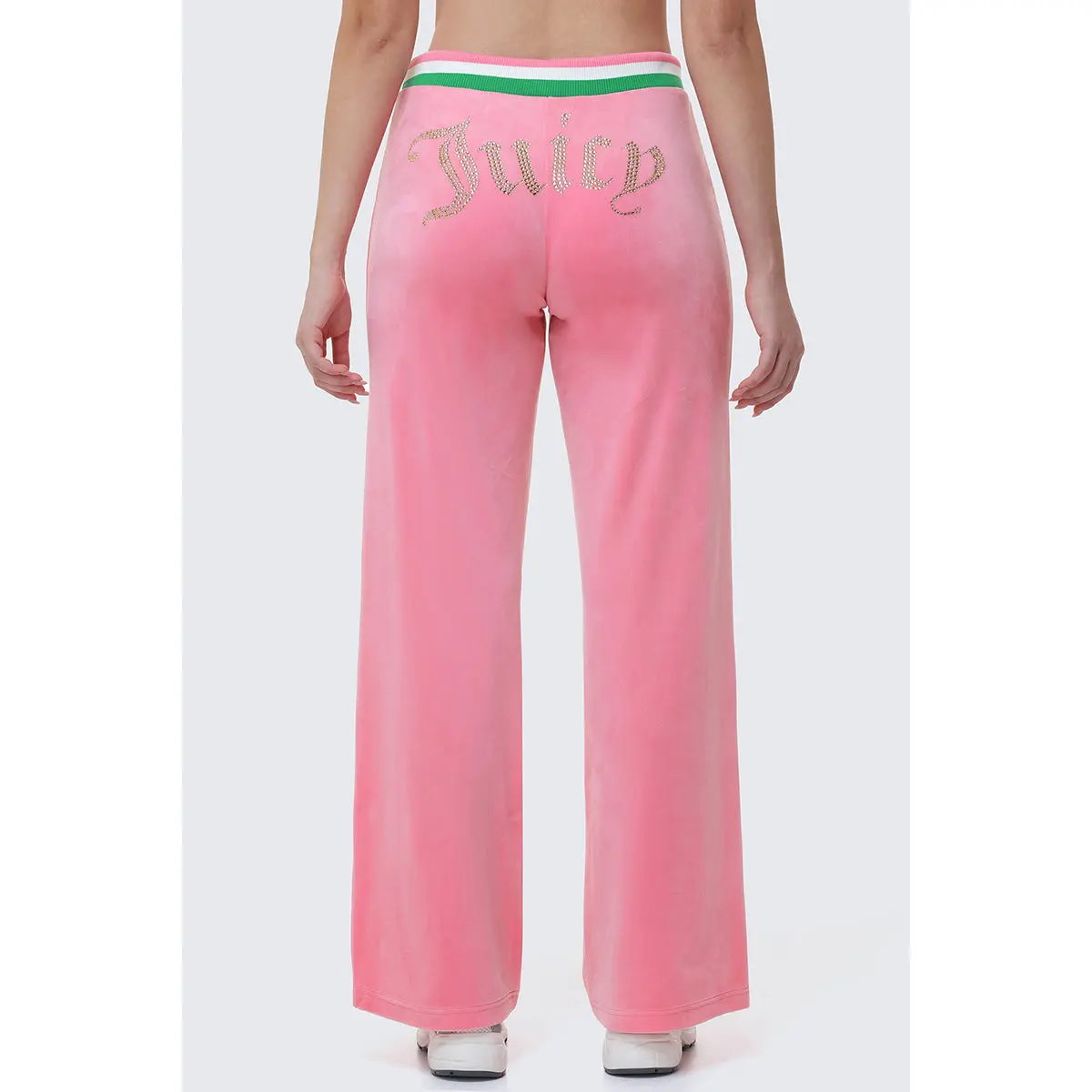 Juicy Couture Heritage Stripe Bling Velour Track Pants Juicy Couture Heritage Stripe Bling Velour Track Pants
