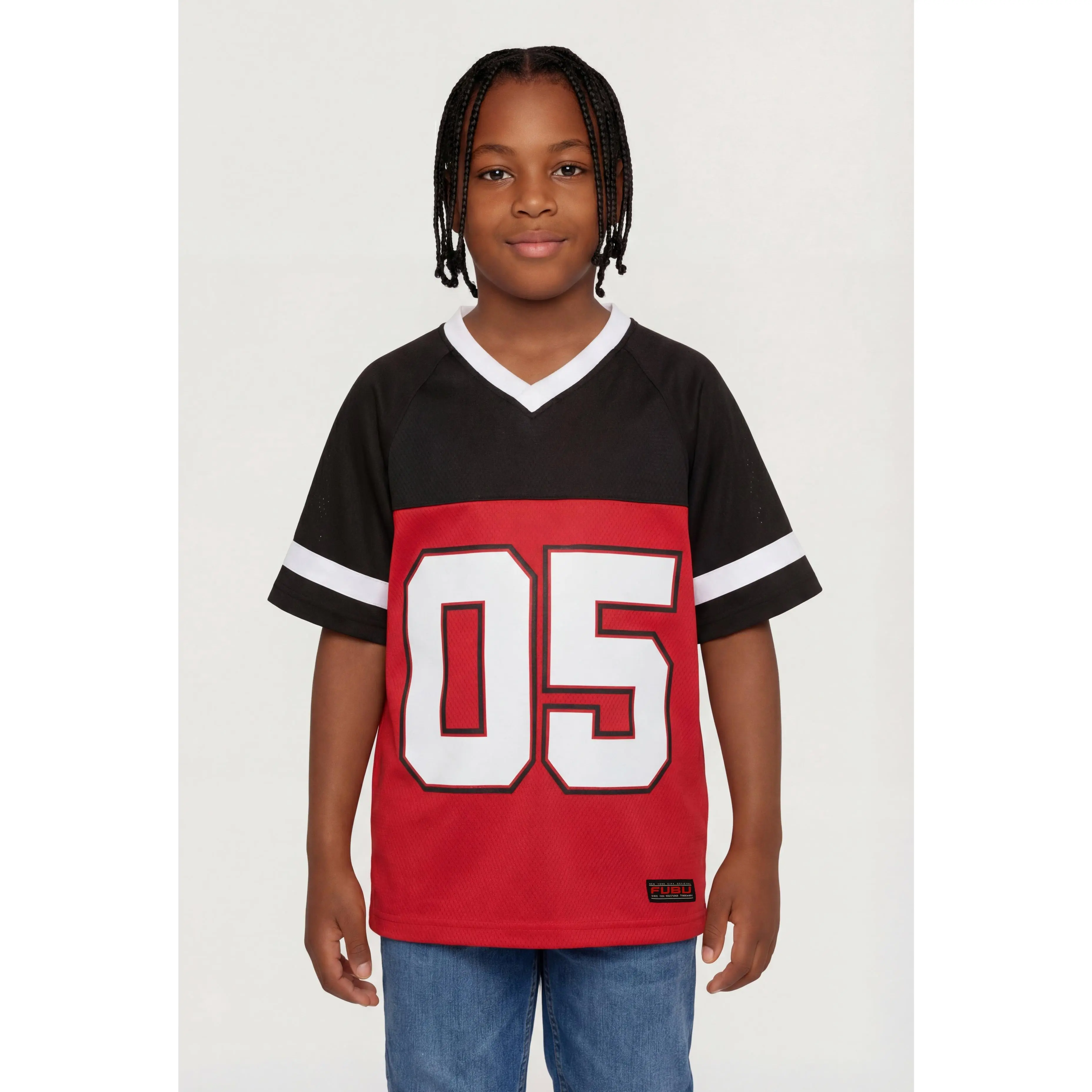 Boys 05 Color Blocked Football Jersey
