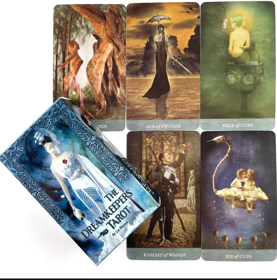 The Dreamkeepers Tarot - Elegant Artwork & Rich Themes for Personal Growth & Self-Discovery United States Edition by Liz Huston