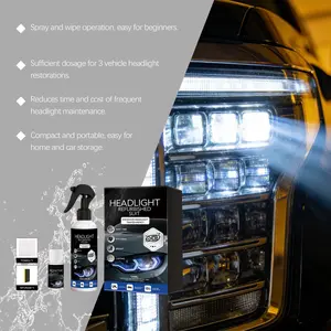 Car Headlight Restoration Kit, Oxidation Remover, Dirt Cleaner, Brightening Agent, Headlight Polishing Agent, Car Care Essentials