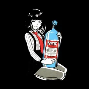 JDM Air Freshener Hanging  Waifu Anime Girl Nitrous