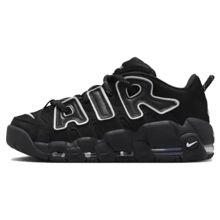 Nike Air More Uptempo Low Ambush Black Retro Basketball Shoes Unisex FB1299-001
