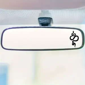2PCS/SET Niche Snake Decor Decals For car dashboards, laptop pages Exquisite snake shape Fit commuter cars Also unique on stationery No duplicate style Add cool details to daily life