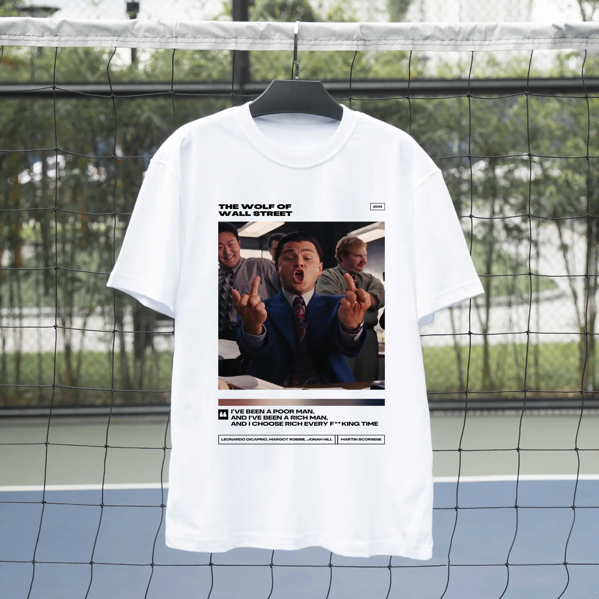 The Wolf of Wall Street Movie T-shirt, Leonardo DiCaprio Print Tee, Unisex T-shirt, Gift For Fans