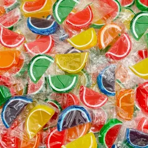 Fruit Slices Jelly Candy | 1.5 Pound Pack | Assorted Flavors | Old Fashioned Candy for Buffets and Holiday Gifting | Individually Wrapped Party Favors