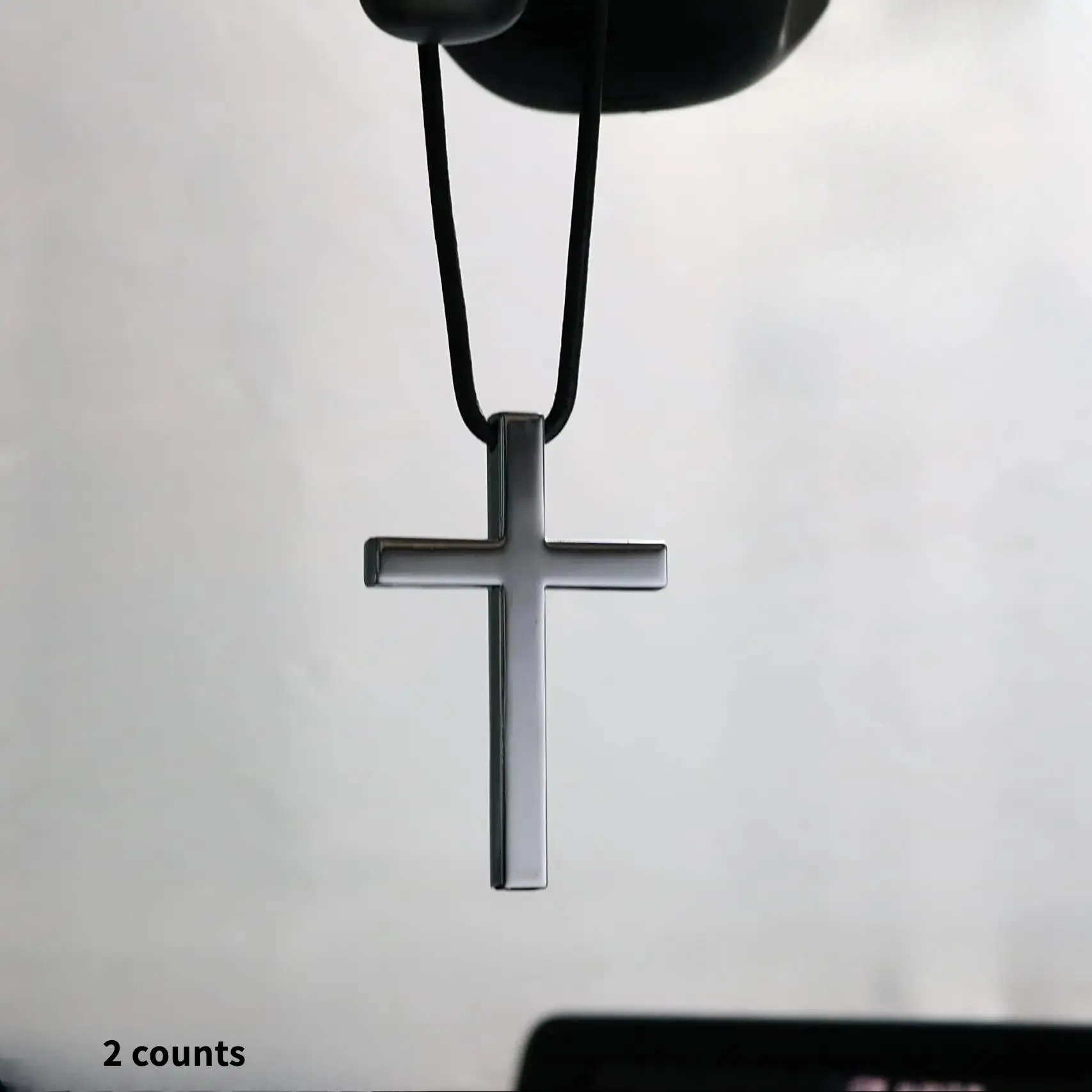 Cross Design Car Hanging Ornament, Vehicle Vintage Cross Pendant, Car Rearview Mirror Hanging Decoration, Universal Car Interior Accessories, Automoti