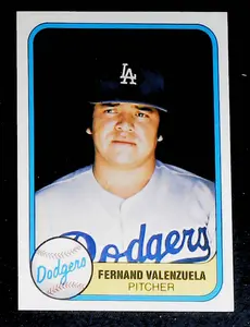 1981 Fleer #140 Fernando Valenzuela RC Los Angeles Dodgers PYP1246
