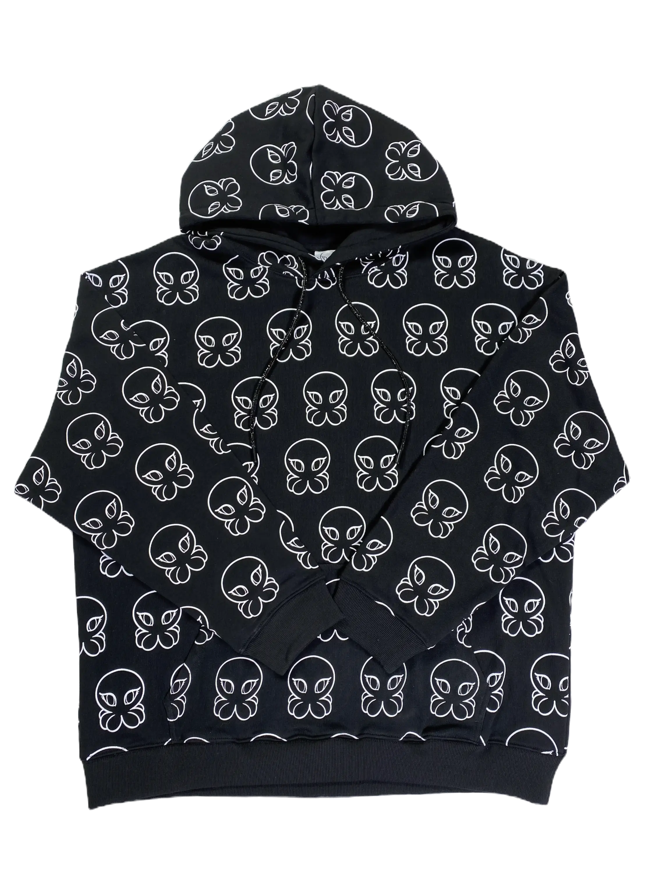 Octo Hoodie Black & White Octo Hoodie Black & White