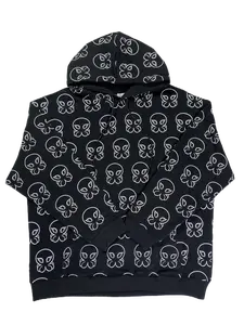 Octo Hoodie Black & White