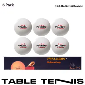 Professional Table Tennis Balls Pack of 10, Durable Indoor Outdoor Training & Competition Use, High-Quality Sports Equipment for Players