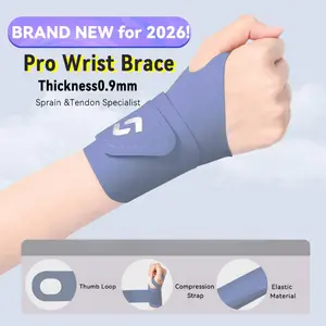 2026 Spring 2-Pack Wrist Brace Wrap for Pain Relief & Support - Adjustable Compression, Breathable & Anti-Bacterial for Tendonitis, Carpal Tunnel, Gym, Sports