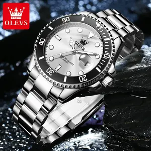OLEVS men's watch official authentic new fashion trend watch luminous waterproof men's watch 5885