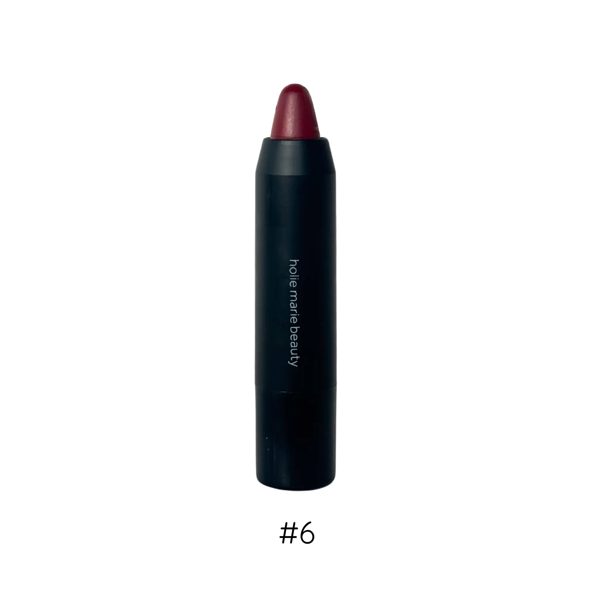 Creamy Lipstick Crayon — Moisturizing Color #Dark Red