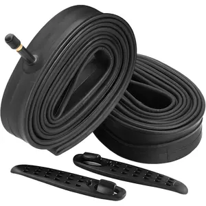 2 Pack of 29 Inch  Tube 29x1.75 1.95 2.10 2.125 2.20 2.25 2.30 2.35 2.40 Heavy Duty Bicycle Tube with 2 Tire Levers,32mm Schrader Valve  Butyl Inner Tube