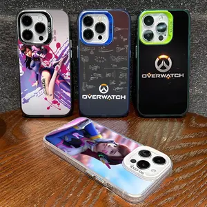 Overwatch Phone Case for iphone 17 Air 16 15 14 13 11 12 Pro Max Xr X Xs 8 7 Plus Color Silver Cover