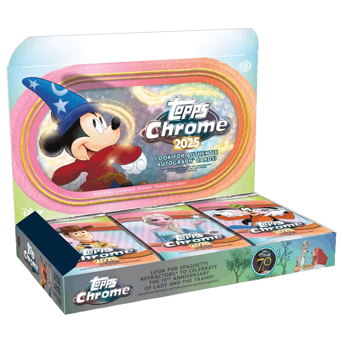 2025 Topps Chrome Disney Hobby Box