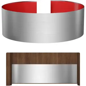 Self Adhesive Stainless Steel Door Kick Plate, 6" x 30" Door Push Plate for 32" Interior or Exterior Doors (Brushed Nickel)