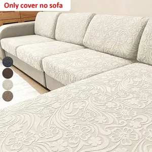 Floral Pattern Stretch Sofa Cover, All-Season, Machine & Hand Washable, Scratch & Slip Resistant, Breathable Fabric, Elastic Fit