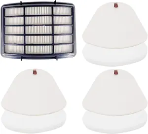 3  & Felt + 1 Hepa Filters for Shark Navigator Lift  Vacuum CU500 NV350 NV351 NV352 NV355 NV356E NV360 UV440 UV540, Replacement Part XFF350 XHF350
