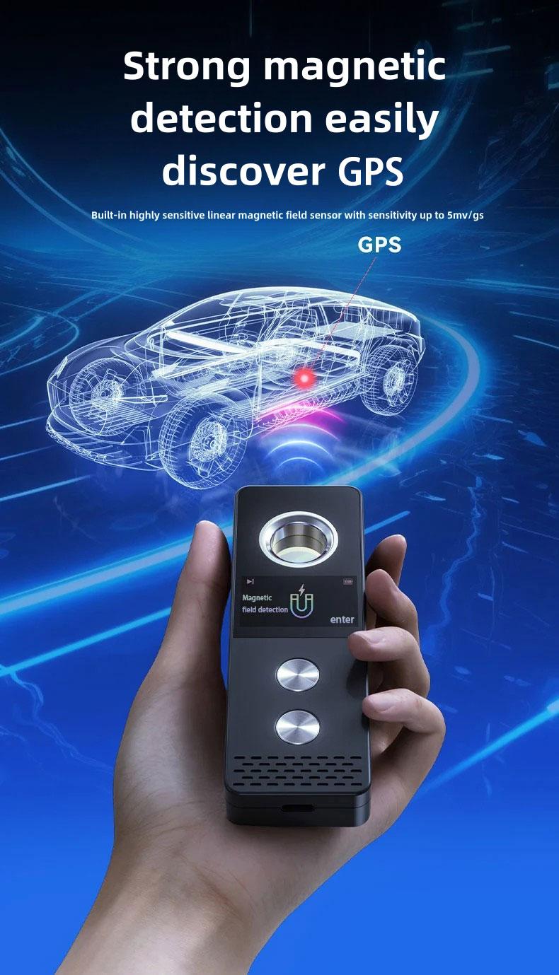 Hidden Camera Detector & Insect Detector Hidden Device Detector for Hidden Cameras, GPS Trackers, Listening Devices and Bugs, Privacy Tool for Hotels, Offices, Airbnb, Bathrooms Electronic Gadgets Safety