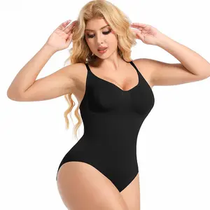 Women's Plus Size Seamless Shapewear Bodysuit for Slimming and Sculpting - Tops, Womenswear tianfu c