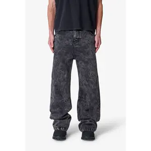 mnml Baggy Moto Denim - Vintage Black