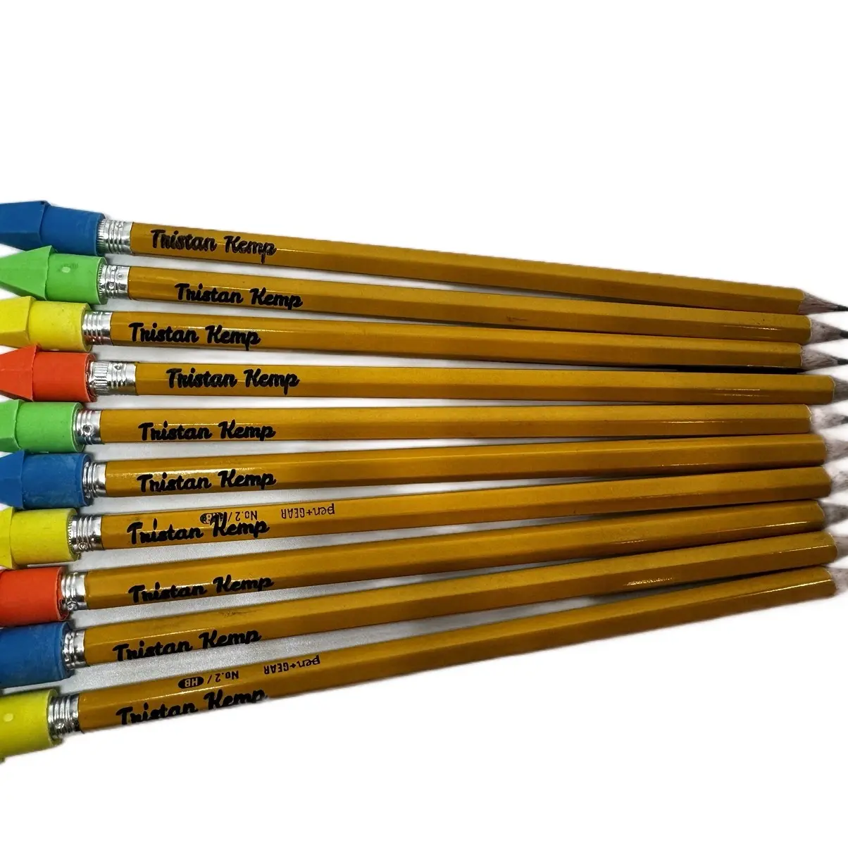 Personalized Pencils - Custom Name Imprint For School, Home, Office Use
