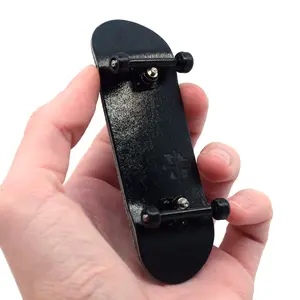 32mm Prolific Gen2 Fingerboard Complete - "All Blacks" Colorway - Gen2 Prodigy Trucks + Pro Duro Bubble Bushings