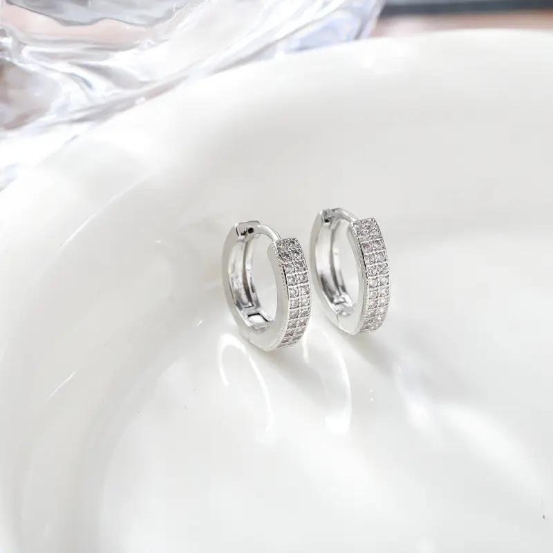 E5 518 Silver 14x14mm (pair)