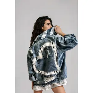 'DRIPPING HEART' PAINTED JACKET