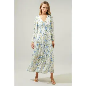 Luz Floral Mabel Maxi Tiered Dress