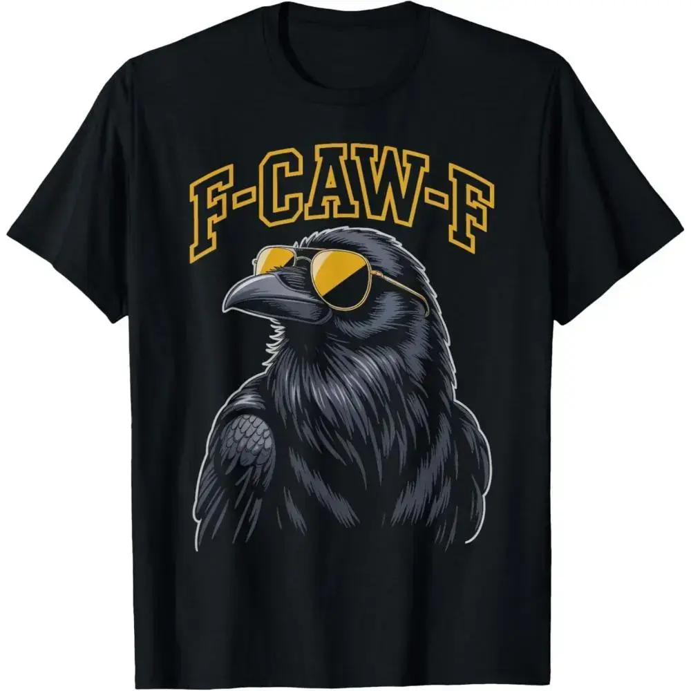 F-Caw-F Animal FcawF Gothic Birds Animal Humor Funny Crow T-Shirt,,,Unisex Crewneck T-shirt for Men And WomenArtWearLab