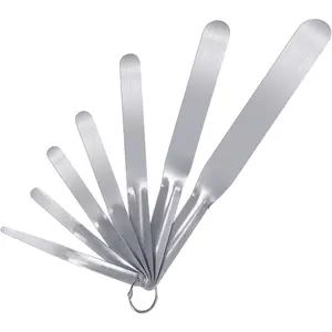 7- Caulking Spatula Tool Set, Professional Stainless Steel Caulk Finishing Tools with Streamline Spatulas for Caulk Application