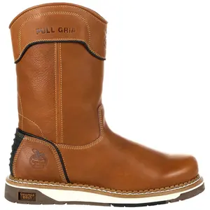 Georgia Boot Mens 10 Inch Electrical Soft Toe  Casual Boots Mid Calf - Brown
