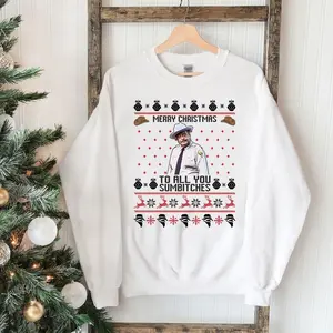 Smokey and The Bandit Merry Christmas To All You Sumbitches Christmas Sweater, Smokey and The Bandit Sweatshirt, Funny Christmas Sweater