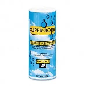 Fresh Products 614SSEA Supersorb Liquid Spills Absorbent 12-oz. Shaker Can