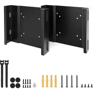 2 Pack Mini PC Mount for Dell OptiPlex Micro Form Factor Case Wall VESA and Under Desk Mount for Dell MFF 7080 5070 3000 7060 7090 7010 3060 3040 3046 3050 3090 7080XE Micro PC Mounting Bracket