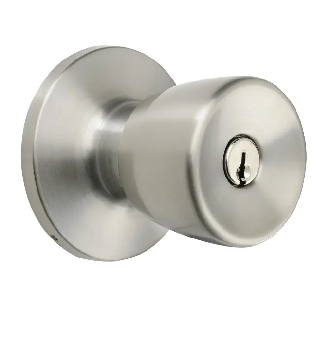 Stainless Steel Keyed Entry Classic Bell Style Doorknob